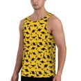 thumbnail image 2 of Pofeuu Dinosaur Print Men's Workout Tank Tops Sleeveless Muscle Gym Shirt Quick Dry-Large, 2 of 7