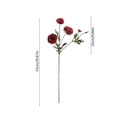 thumbnail image 3 of Artificial Fall Chrysanthemum Floral Stem, Dried Style Faux Flower Sprig With Long Flexible Branch, Rustic Harvest Vase Filler, Thanksgiving Table Mantel Home Decor, 3 of 6