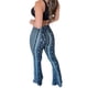 thumbnail image 2 of Txlixc Pantalones de Cintura Alta para Mujer, Pantalones de Estampado Floral Retro Rectos de Primavera de Fiesta Casual de Adelgazamiento Txlixc  Casualmente, 2 of 9