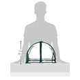 thumbnail image 3 of Zenport SH3270-12.5 Serre Mini Balcon 12 Po, 3 of 5
