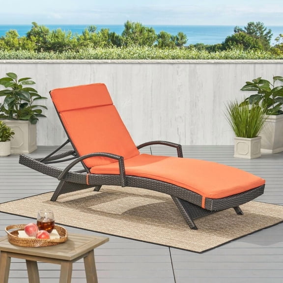 Olurrisa 2 pcs Salem Outdoor Chaise Lounge Cushion (Without Chaise Lounge)