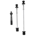 thumbnail image 2 of LOVIVER 2pcs Anti Theft Wheel Skewers Set Front / Rear Axle Aluminum Alloy Nut Steel Axle, 2 of 8