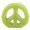 Lime, variant on Colorful Peace Sign Candle