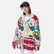 thumbnail image 3 of Balery London Symbols Sudadera ligera de manga larga con capucha y protección solar UPF 50+ para hombre y mujer, ideal para pesca y running-Medium, 3 of 7