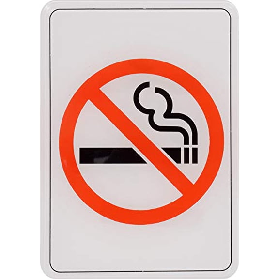 Hillman No Smoking Symbol Sign (5" x 7")