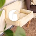 thumbnail image 2 of Greeniant Hamaca plegable para mascotas en el alféizar de la ventana, valla colgante para interiores y exteriores, nido colgante de animales pequeños, Perchas para gatos cama beige Greeniant PT004303-01, 2 of 6