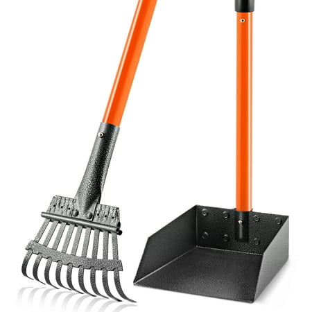 Pooper Scooper, Pooper Scooper for Dogs, Heavy-Duty Poop Scooper, Metal Dog Scooper Set