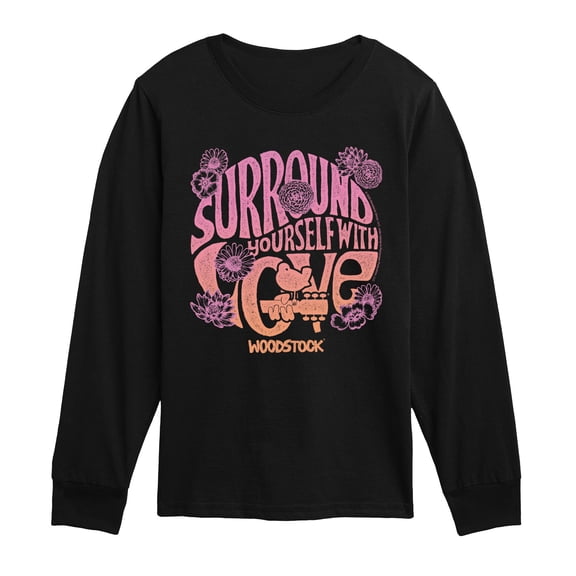 Woodstock - Youth Long Sleeve Graphic T-Shirt Long Sleeve Graphic T-Shirt