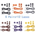 thumbnail image 4 of Cordones con cordones para niños Cordones elásticos con cordones para adultos, 6 pares de cordones de zapatillas con cordones de repuesto Zhivalor WMZL-1919-4, 4 of 4