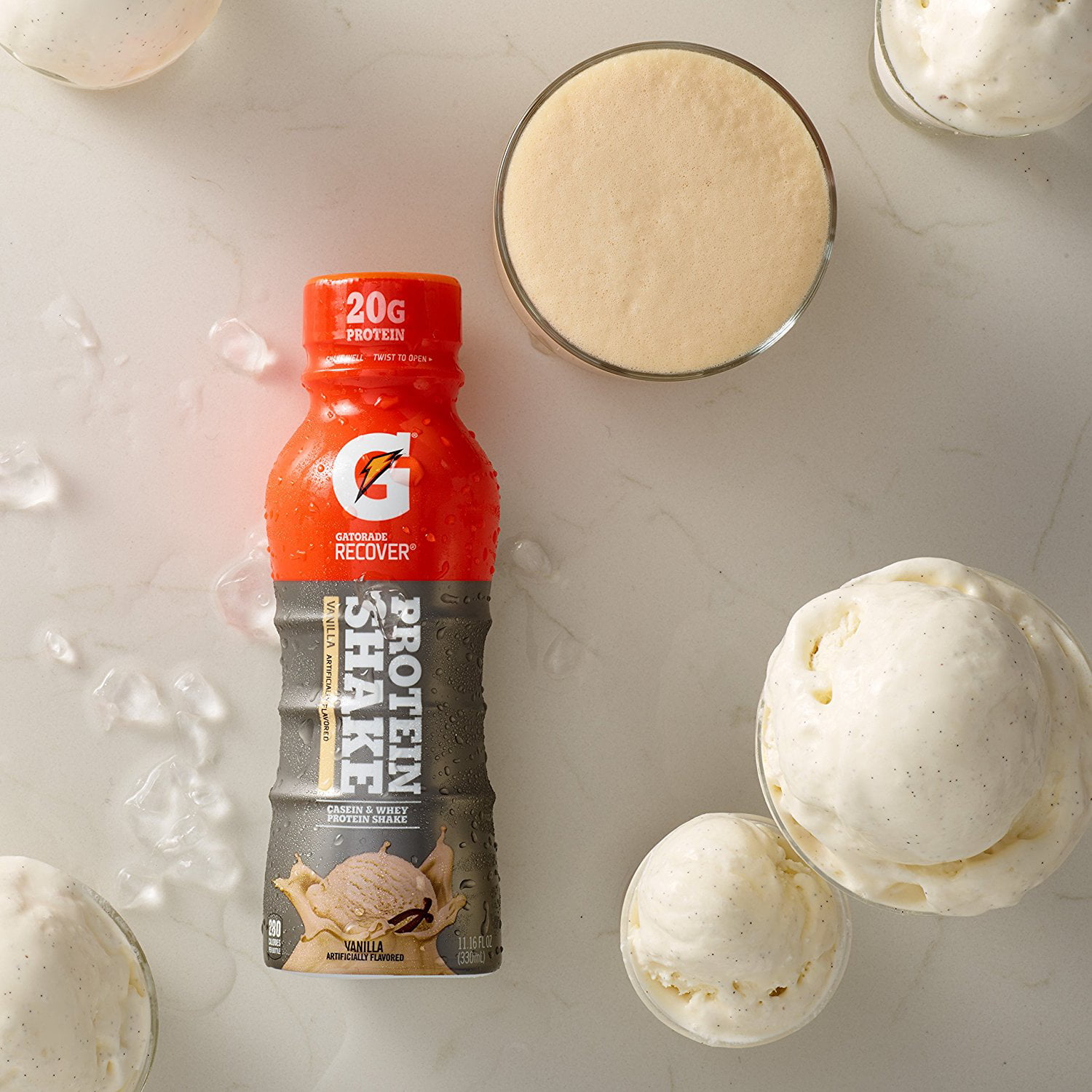 Gatorade® Super Shake Vanilla Ready to Drink Protein Shakes, 4 ct