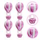 thumbnail image 3 of 4pcs globo de aluminio de aluminio de aluminio de aluminio de aire caliente para el cumpleaños de la boda baby shower, 3 of 5