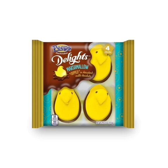 Peeps Marshmallow Delights Dipped in Decadent Milk Chocolate-2 Pack