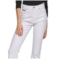thumbnail image 2 of DKNY Women's Boerum High Rise Flare Leg Jeans White Size 30, 2 of 3