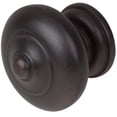 thumbnail image 4 of GlideRite  5-Pack 1-1/2 in. Oil Rubbed Bronze Round Mushroom Cabinet Knobs - Oil Rubbed Bronze, 4 of 5