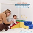 thumbnail image 4 of ECR4Kids SoftZone Junior Little Me Climb Crawl and Slide, Beginner Playset, Assorted, 3-Piece, 4 of 10