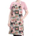 thumbnail image 5 of Pioneer Flower Floral Print Pattern Apron for Women and Men, Cotton Linen Waterproof with Pockets, Adjustable, 33x27 Inch for Kitchen, Gardening, BBQ, Salon, 5 of 6