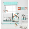 thumbnail image 5 of Bacati - Jungle Safari Boys Aqua/Orange/Grey Musical Baby Crib Mobile, 5 of 20