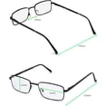 thumbnail image 3 of Success Eyewear Unisex Set of 3 Metal Full Rim Reading Glasses, 3 of 4