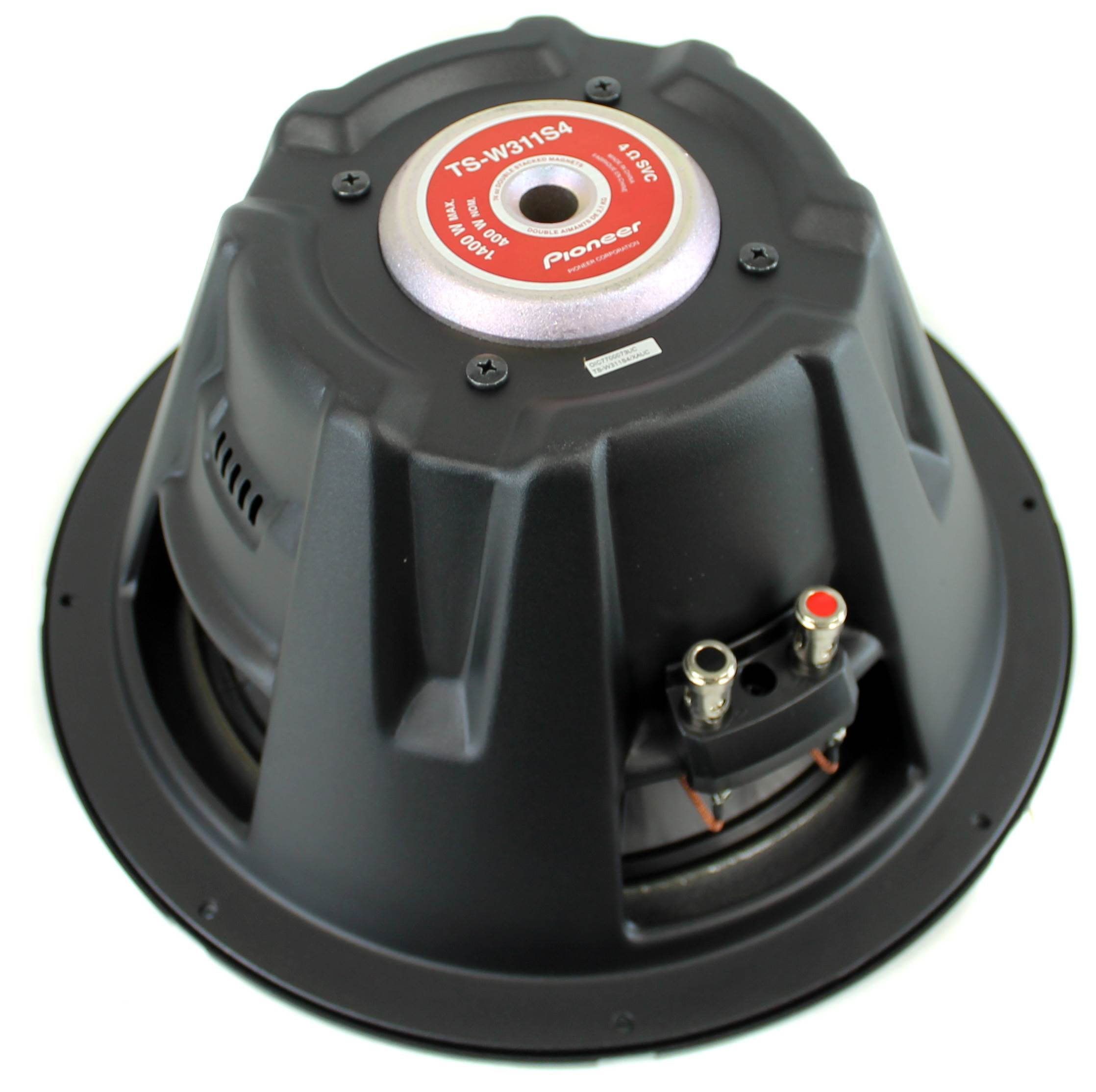 Pioneer 12 Inch 1400 Watt Subwoofer Car Audio Power 4 Ohm Svc Sub Ts W311s4 Walmart Com Walmart Com