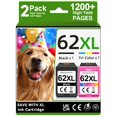 thumbnail image 1 of Cartucho de tinta OEGGOINK 62XL de repuesto para HP Envy 7640 5540, 1 of 6