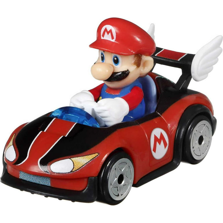 Hot Wheels Mario Kart Set Of 4 Toy Character Vehicles, Includes 1 Exclusive  Model