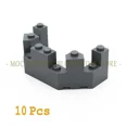 thumbnail image 1 of MOC-Bloque de construcción de roca Triangular  Piedra de Rocalla para pared  Barbacan  Rampart  montaña  bricolaje  iluminar  Compatible con juguete, 1 of 7