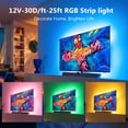 thumbnail image 3 of DAYBETTER 50ft RGBIC LED Strip Lights, Bluetooth APP & Remote Control, Music Sync Color Changing, 12V Flexible Ambient Lights for Bedroom Home Decoration, 3 of 6