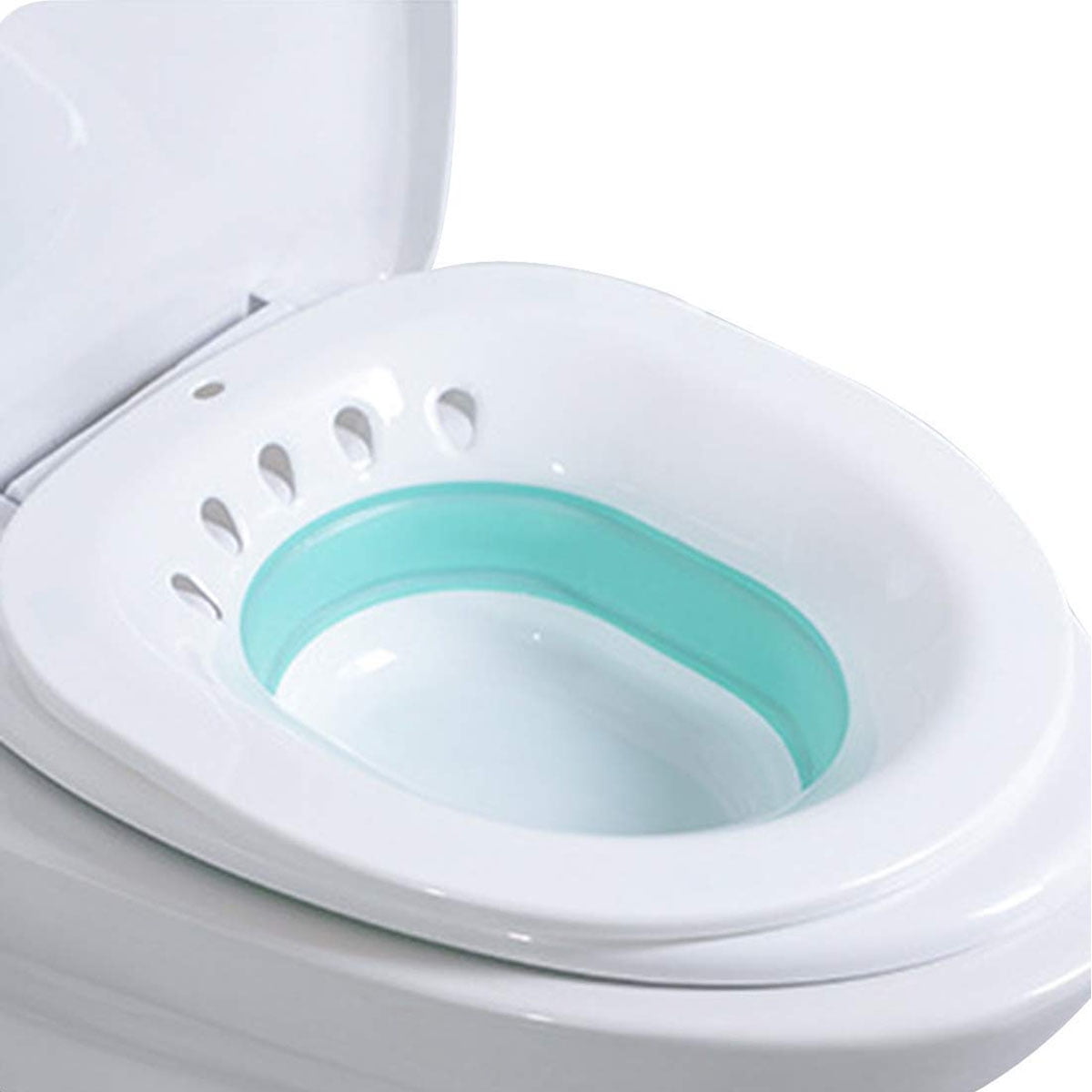 Green TOPBATHY Toilet Hip Bath Tub Sitz Bath Hip Bath Tub Bath Basin