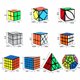 thumbnail image 5 of Speed Cube Set, Cube Bundle 2x2 3x3 4x4 5x5 Pyramid Megaminx Skew Mirror Ivy Windmill Sticker Magic Cube Collection - Puzzles Cube Toys Regalo para niños y Adultos Juego de 10, 5 of 7