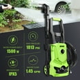 thumbnail image 4 of DNA Motoring Portable High-Pressure Electric Power Cleaner Car Washer Machine 1813 PSI 1.45 GPM Green, 4 of 9