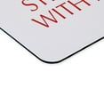 thumbnail image 6 of CafePress - 4 OUT OF 3 PEOPLE OPT RED Mousepad - Non-slip Rubber Mousepad, Gaming Mouse Pad, 6 of 6