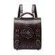 thumbnail image 1 of Mochila de cuero de PU, maletín, mochila para ordenador, bolso de mensajero grande, bolso para portátil para acampar, Cosplay, compras, adultos, 1 of 8