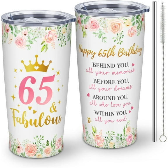 65th Birthday Gifts for Women, Birthday Gifts for 65 Year Old Woman, 1959 Birthday Gifts for Women, Birthday Gifts for Women Turning 65, 65th Birthday Gifts for Her Tumbler 20 oz