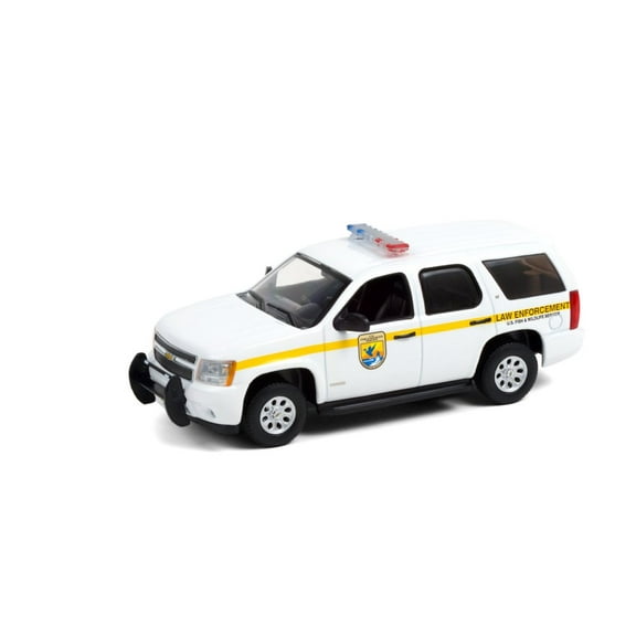 2012 Chevy Tahoe, White - Greenlight 86190 - 1/43 scale Diecast Model Toy Car