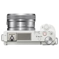 thumbnail image 3 of Sony ZV-E10 (White) Mirrorless Camera with 16-50mm Lens + 64GB Memory + Case+ Steady Grip Pod + Tripod+ Software Pack + More (30pc Bundle), 3 of 9