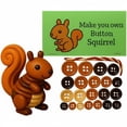 thumbnail image 1 of Bewildely Kits de adornos de animales en 3D para hacer tú mismo. Adornos hechos a mano con botones reutilizables. Diseño exquisito y compacto, Kits de decoración para fiestas ardilla, 1 of 6