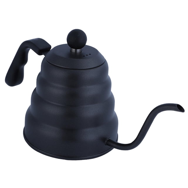Vierta sobre la olla de goteo, cafetera de acero inoxidable para acampar, jarras de café al aire libre para oficina