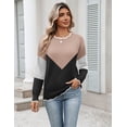 thumbnail image 4 of Zeagoo Sweaters for Women Long Sleeve Crew Neck Casual Pullover Knit Tops Fall Winter Trendy, 4 of 6