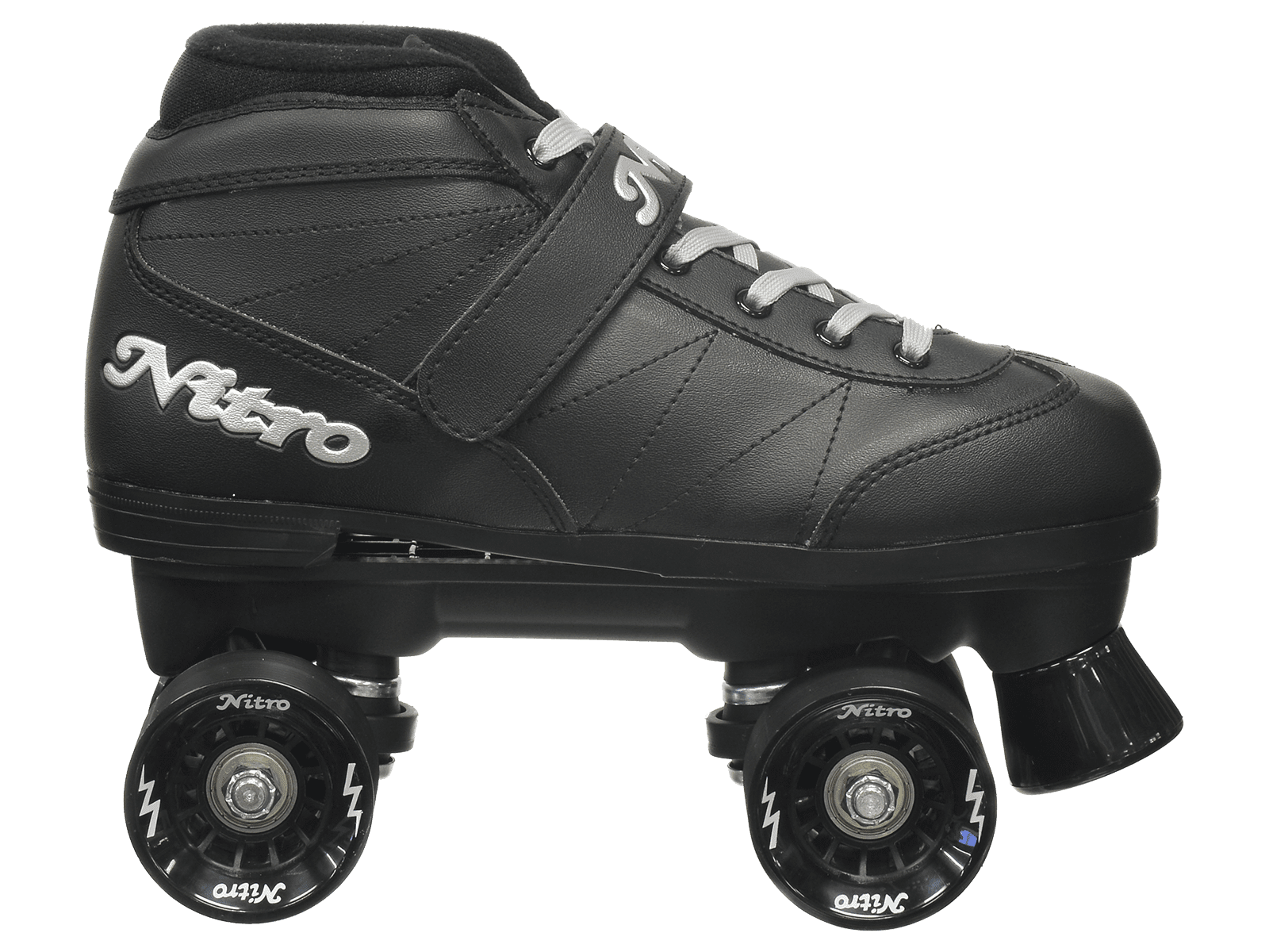 Buy Epic Super Nitro Black Quad Speed Roller Skates Size 8 Online at