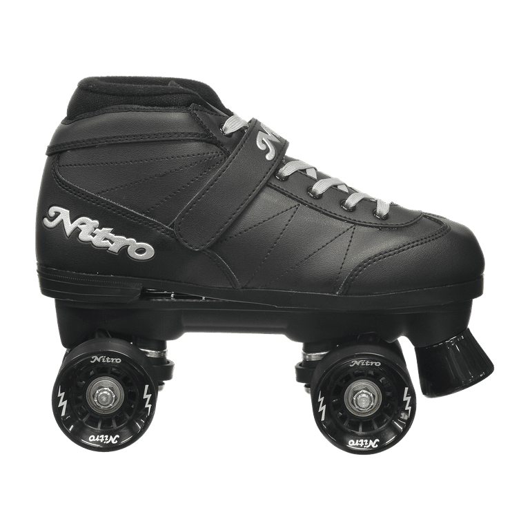 Epic Super Nitro Black Quad Speed Skates Package Walmart