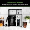 thumbnail image 3 of Braun MultiServe Plus 10-Cup Carafe Drip Coffee Maker - Programmable, Hot & Cold Brew Machine with 7 Brewing Sizes, Over Ice Function, Stainless Steel & Pod-Free Design, KF9370SI, 3 of 6
