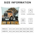 thumbnail image 5 of You Gotta Get It Up Dump Truck Driver Funny Trucker Throw Pillow, 5 of 5