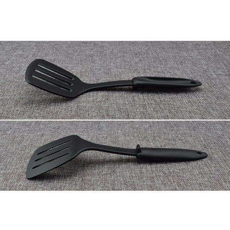 Homoyoyo Non-Stick Turner with Ergonomic Handle, Plastic Kitchen Spatula for Cooking and Baking