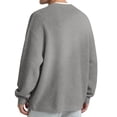 thumbnail image 4 of Men's Waffle Knit Sweater Crewneck Pullover Sweaters, 4 of 8