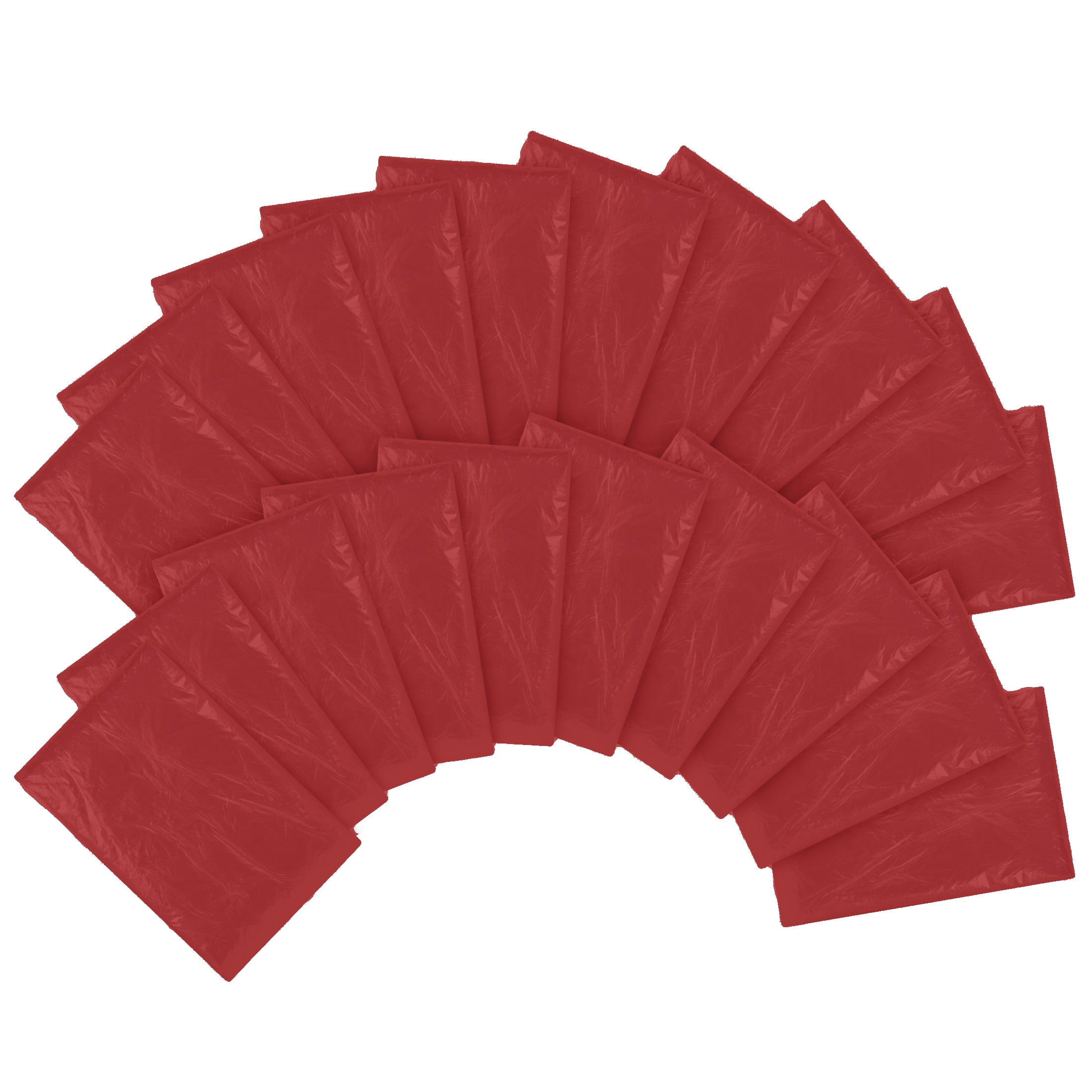 Ozark Trail Red Emergency Poncho - 25 pack