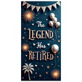 thumbnail image 3 of Decorative Design Retirement Banner Festive Elements Celebration Banner Silver Balloons Party Decoration The Legend for Retirement Party Indoor Decoration Festive Celebration, 3 of 8