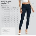 thumbnail image 4 of Hybrid & Company Women's Hyper Ultra Stretch Comfy Skinny Pants,NAVY S, 4 of 8