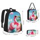thumbnail image 2 of Disketp Tropical Flamingo Pool Float Mochila Estampada de Gran Capacidad con Lonchera y Estuche, Set de 3 Piezas para Estudiantes, 2 of 7
