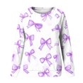 thumbnail image 5 of Tnhcen Women's Fall Butterfly Print Crewneck Raglan Sleeve Sweatshirt - Plus Size Casual No Hood Tops S-5XL, 5 of 5