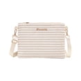 thumbnail image 2 of Corduroy Crossbody Bag for Women, Striped Velvet Shoulder Purse with Adjustable Strap, Lightweight Casual Shoulder Bag for Daily Use, Work, Travel, 2 of 7